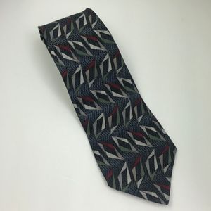 Hill & Archer Mens Tie Red/Blue/Gray/Green/White